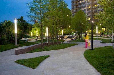 园路夜景照明