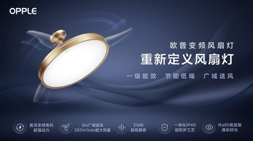 欧普照明风扇灯 好光照亮幸福家